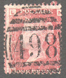 Great Britain Scott 33 Used Plate 81 - NL (1) - Click Image to Close